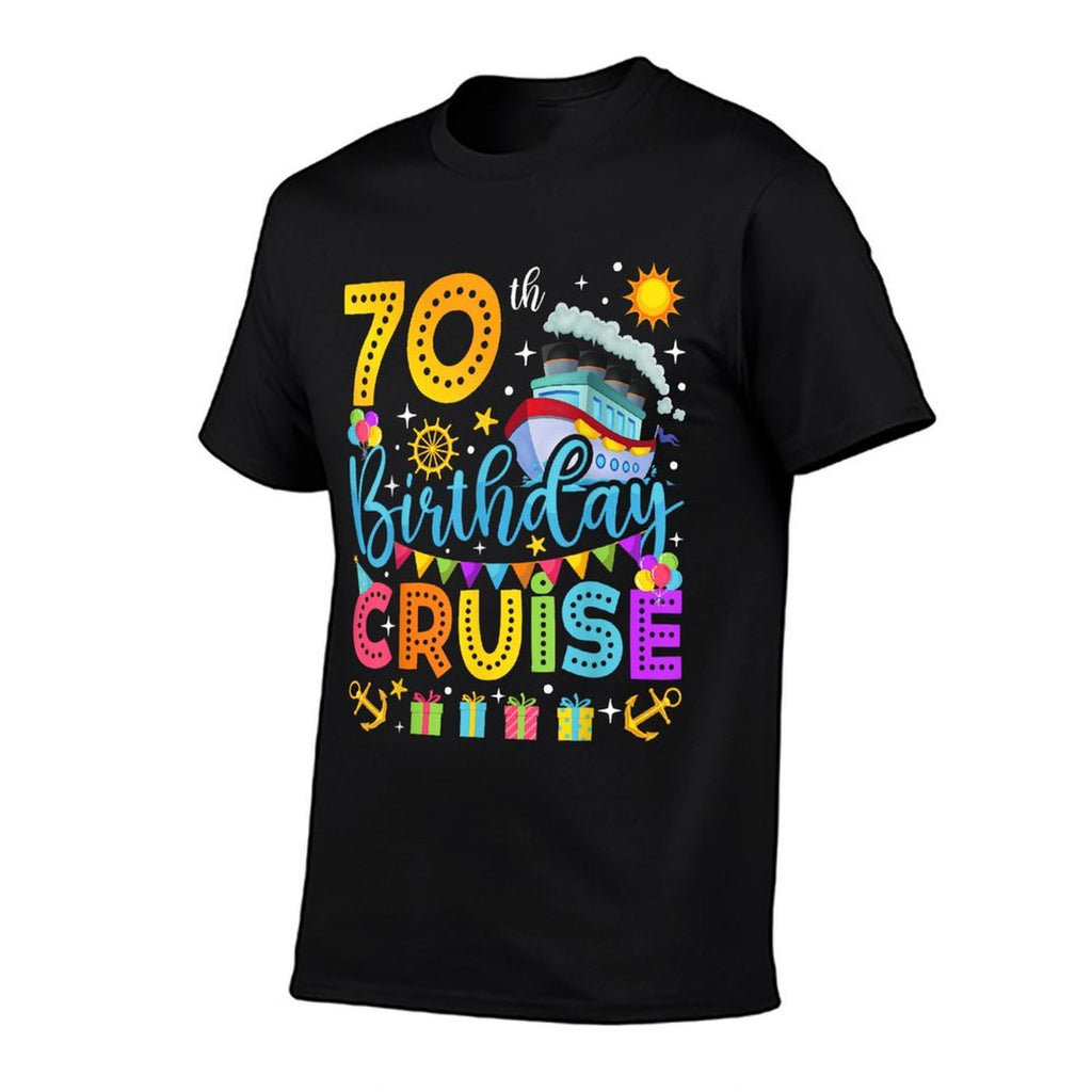 70th Birthday Cruise Cruising Lover 70 Years Old Bday Party  Vintage-inspired T-Shirt