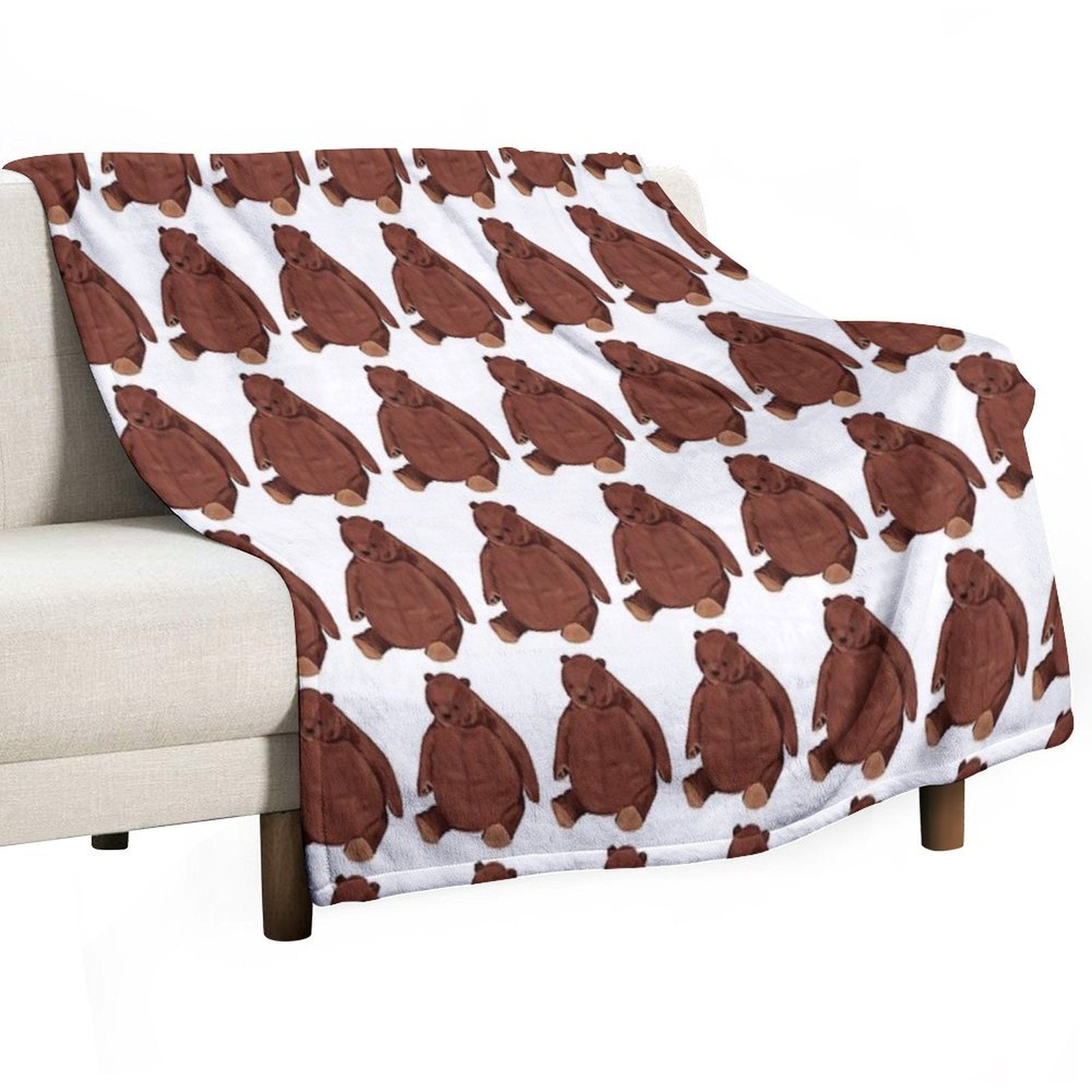 Djungelskog Velvety-soft Throw Blanket