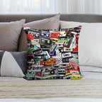 Cassette Tape Soft Ultra-Soft Texture Throw Pillow