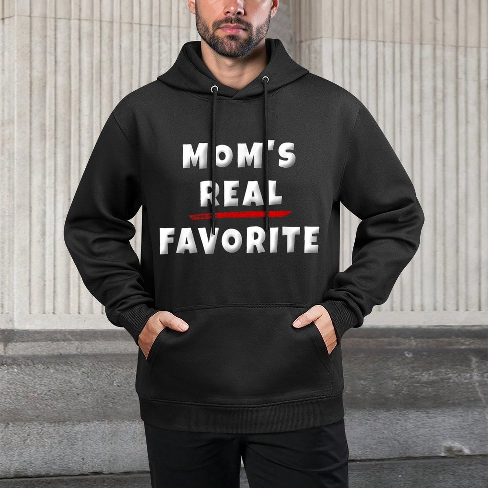 Im Moms Favorite Child Funny Favorite Kid Sibling Rivalry Relaxed Fit Hoodie