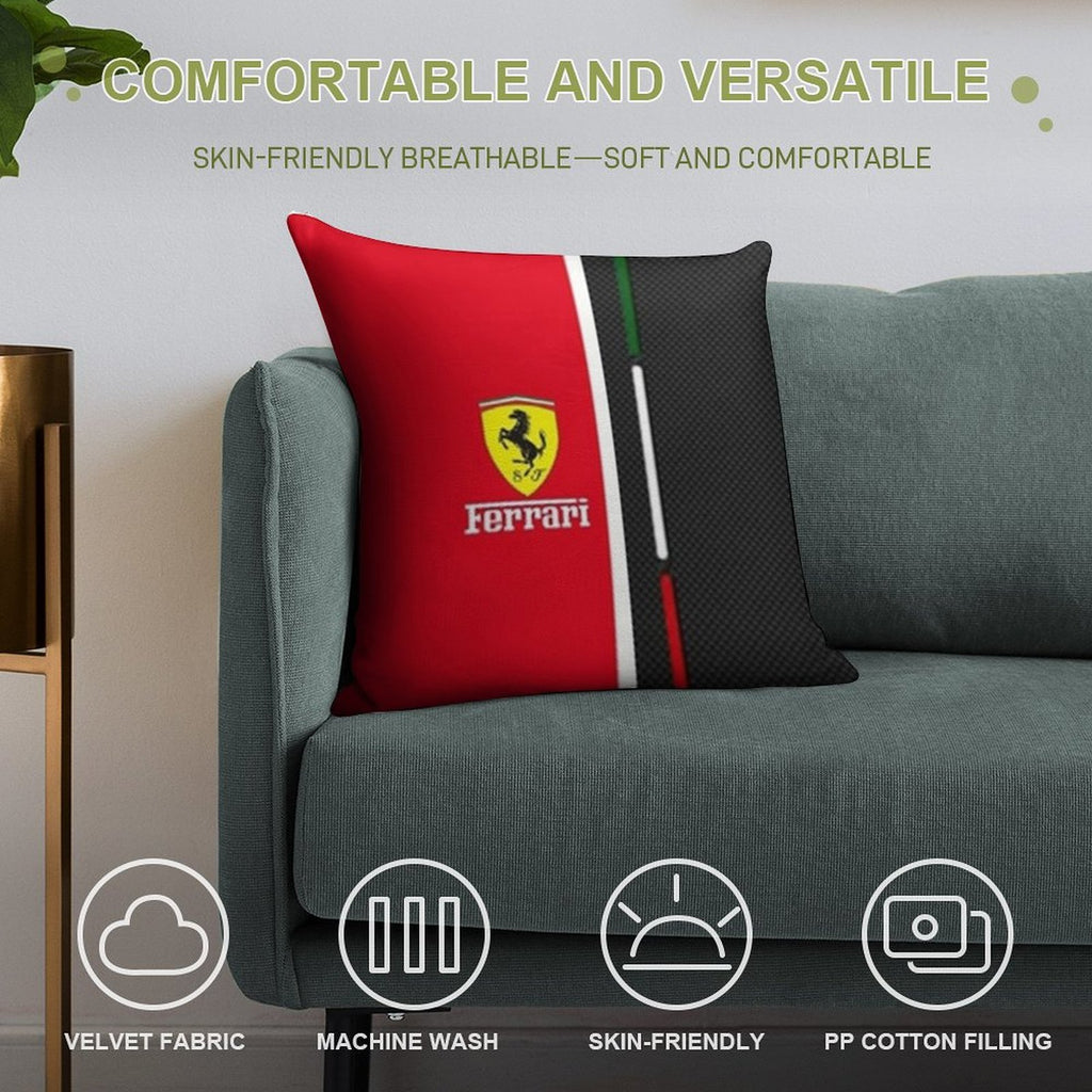 SF Styles Soft Short Plush Fabric Throw Pillow