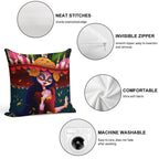 La Muerte - The Book of Life Soft Short Plush Fabric Throw Pillow