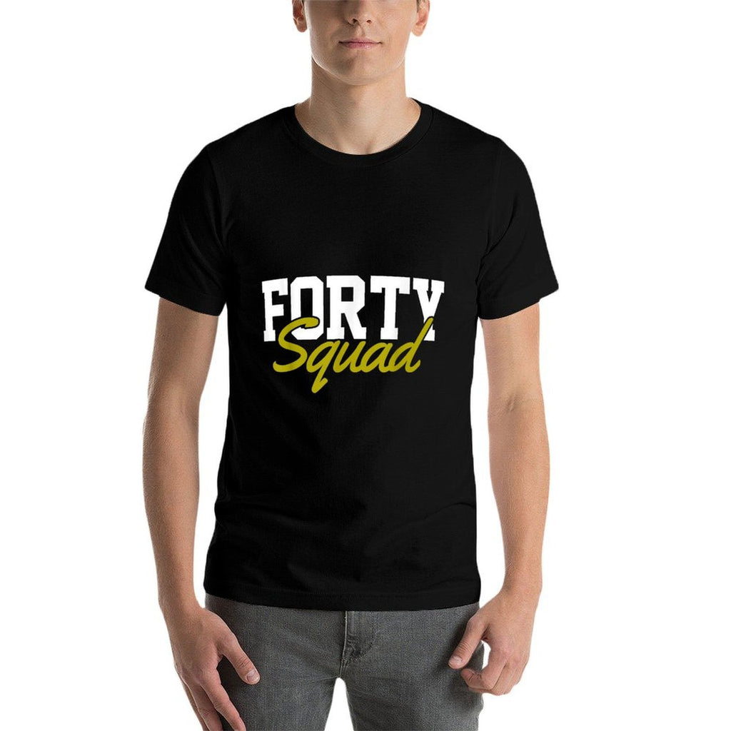 40th Birthday  Oversized Silhouette T-Shirt
