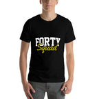 40th Birthday  Oversized Silhouette T-Shirt