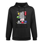 4th Birthday 4 Year Old Transportation Cars Fire Truck Customizable Surface Hoodie