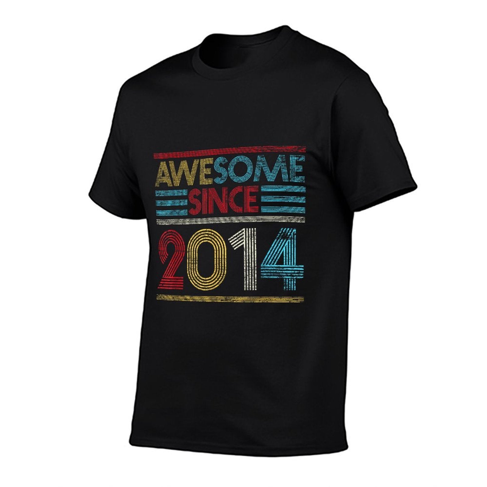 8th Birthday Gifts - Awesome Since 2014  Wrinkle-resistant T-Shirt