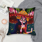 La Muerte - The Book of Life Soft Short Plush Fabric Throw Pillow
