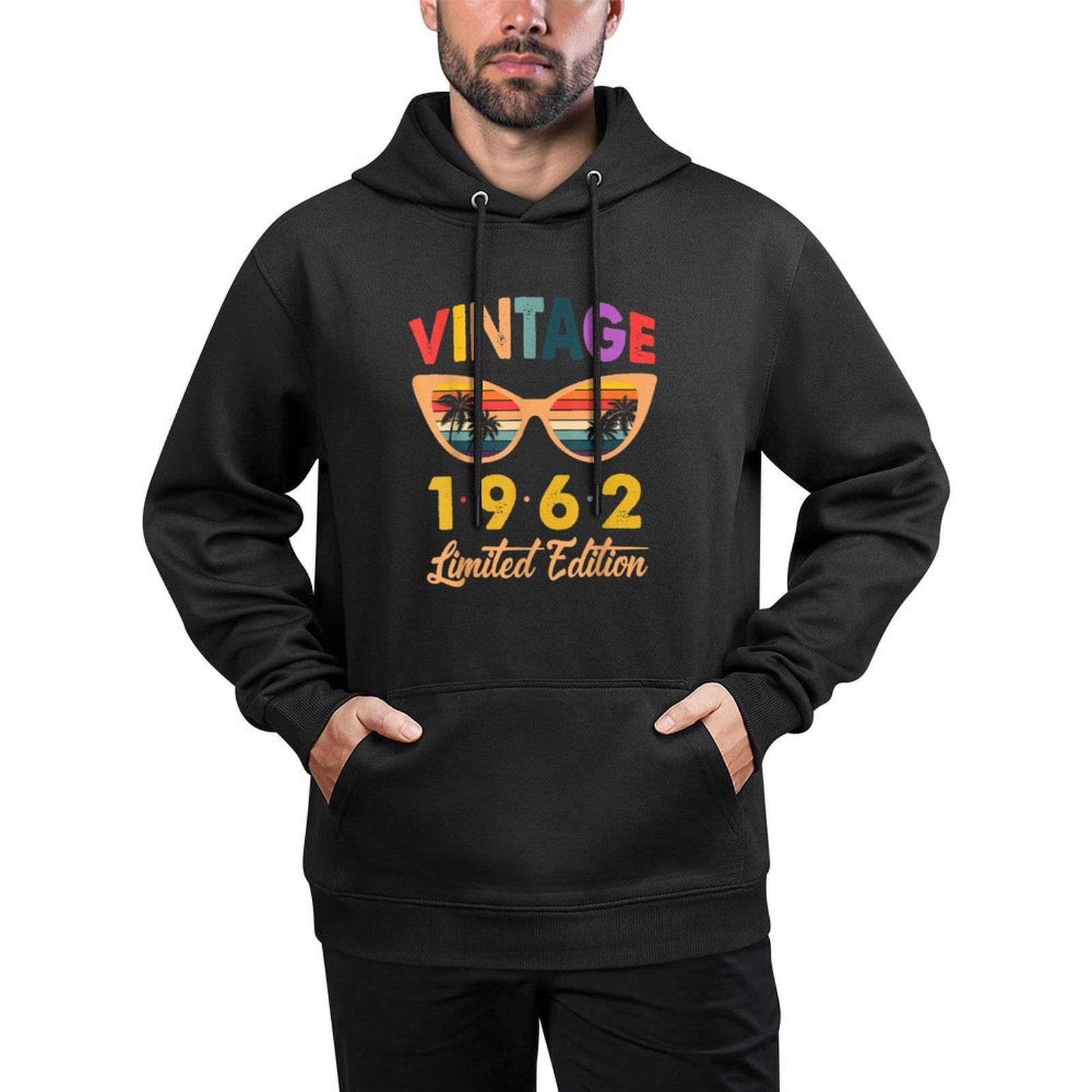 Vintage 1962 Limited Edition Sunset Sunglasses 60th Birthday Unisex Design Hoodie