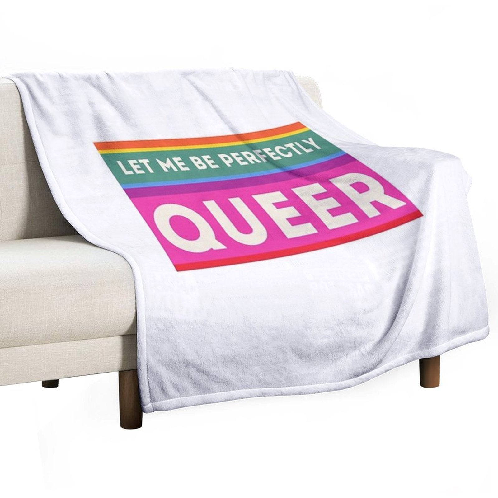Queer Humour Durable Throw Blanket