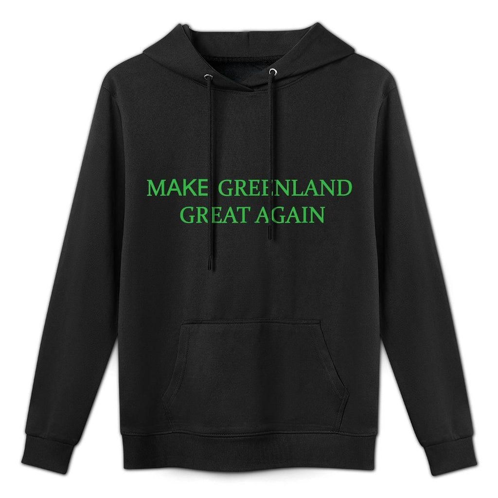Make Greenland Great Again Green Trump Meme Mens Womens Breathable Fabric Hoodie