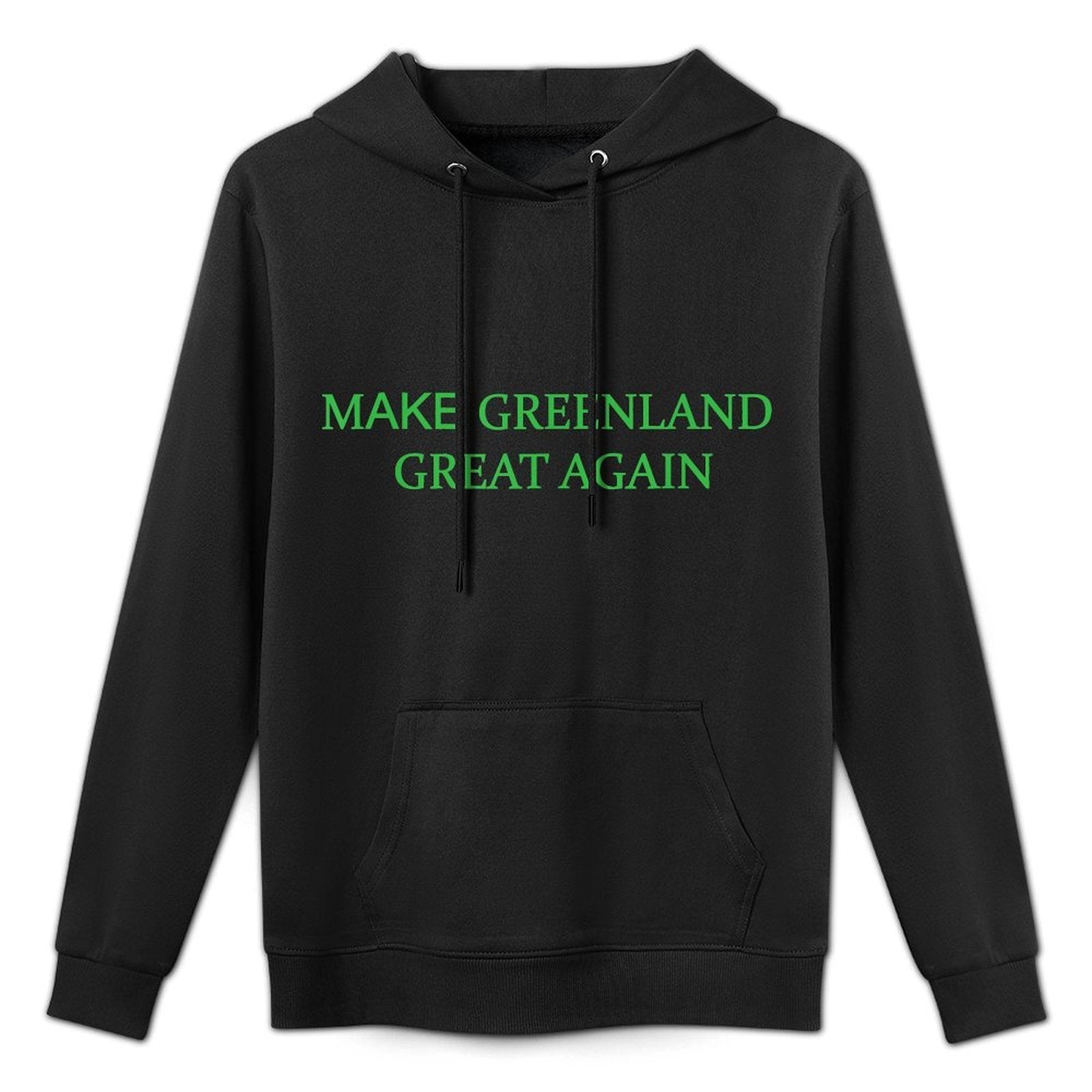 Make Greenland Great Again Green Trump Meme Mens Womens Breathable Fabric Hoodie