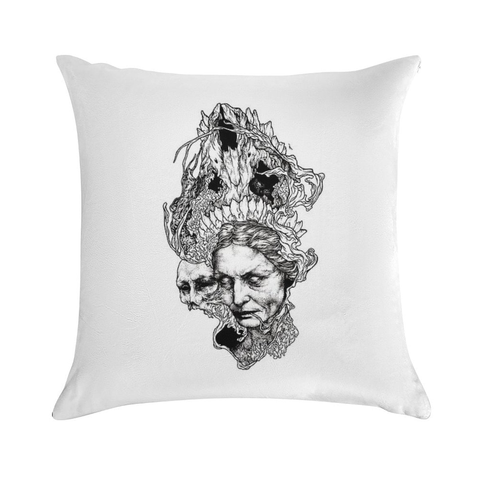 Old Witch Soft Bedroom Essential Throw Pillow