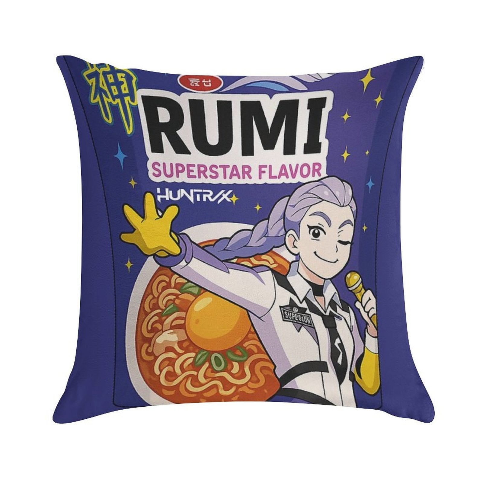 Rumi Ramen Flavor Soft High-Density Material Throw Pillow