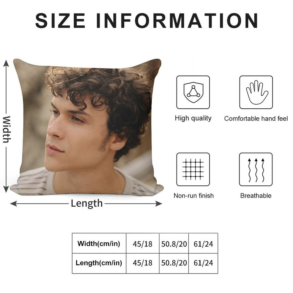 Benjamin Wadsworth Actor Soft Multiple Sizes Throw Pillow