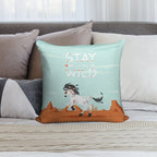 Stay Wild Soft Home Decor Throw Pillow