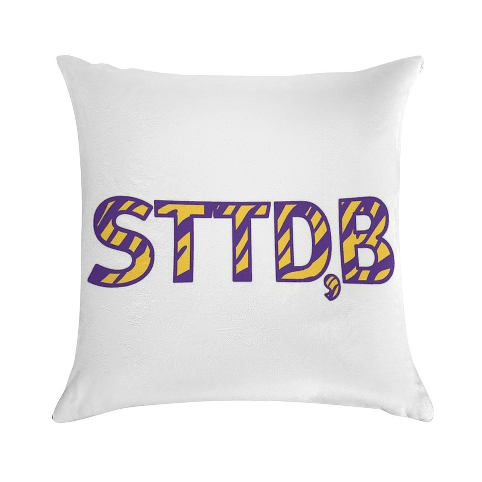 Louisiana Tigers - Neck STTDB Soft Reinforced Edging Throw Pillow