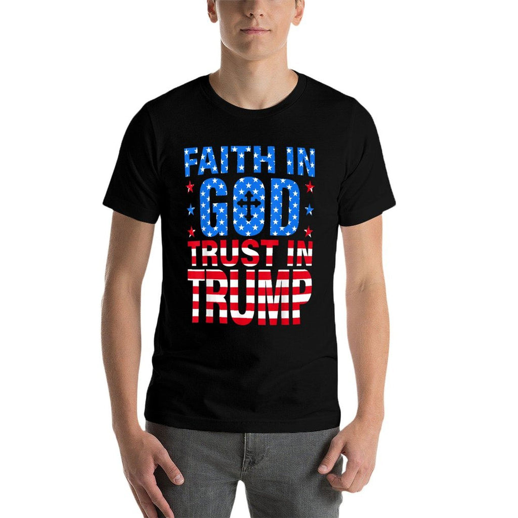 Faith In God Trust In Trump  Breathable T-Shirt