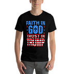 Faith In God Trust In Trump  Breathable T-Shirt