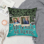 Midsomer Murders with Inspector Barnaby, Crime Series Soft Home Decor Throw Pillow