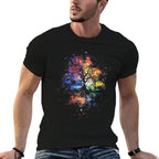 Tree Life Fantasy Mystical Nature Spiritual Unisex-Adults, Black, Small,, Graphic, All Seasons, Pull On, 1 Count, Artistic Desig  Vintage-inspired T-Shirt