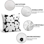 Warhol Flowers Soft Ultra-Soft Texture Throw Pillow