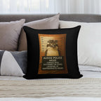 Kookaburra Mugshot – Funny Aussie Wildlife Art from Outback Offenders Soft Style Accent Throw Pillow