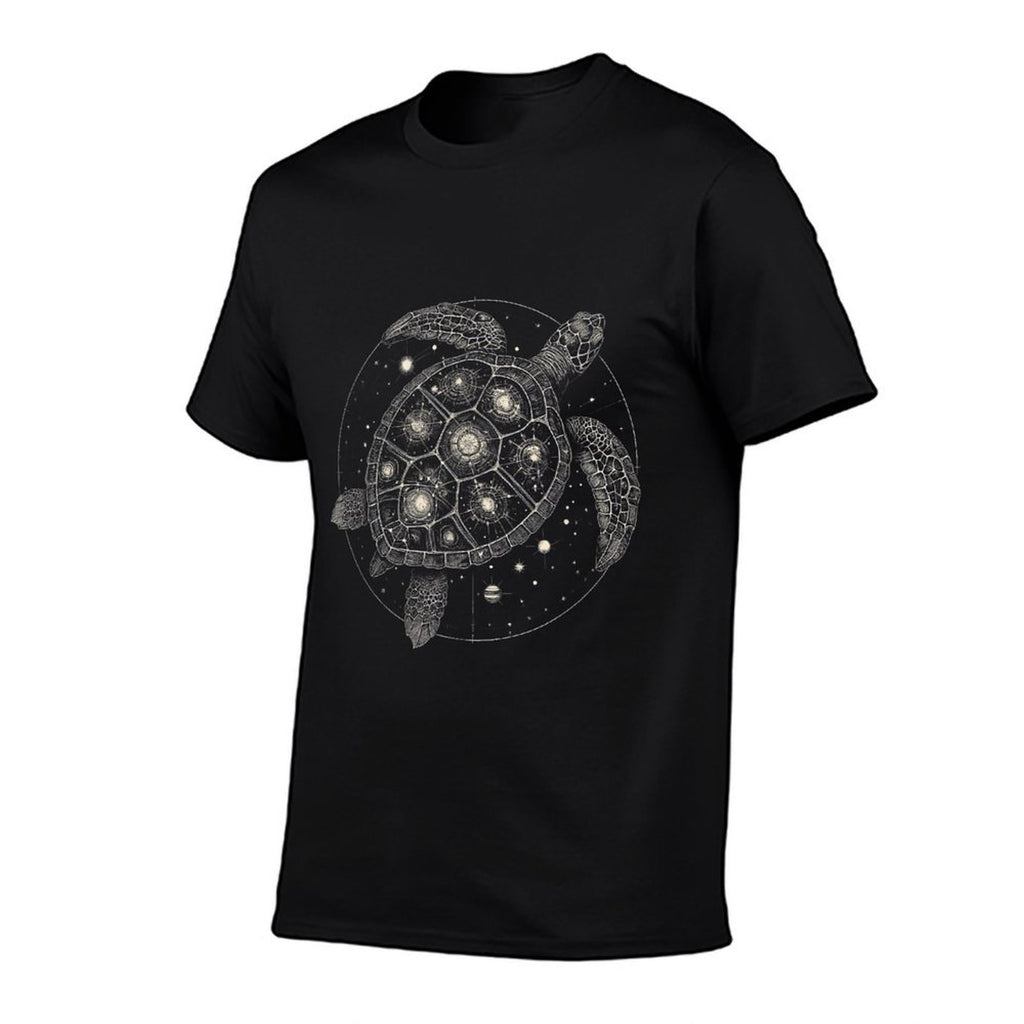 Celestial Sea Turtle Graphic Art Design  Lightweight T-Shirt