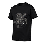 Celestial Sea Turtle Graphic Art Design  Lightweight T-Shirt