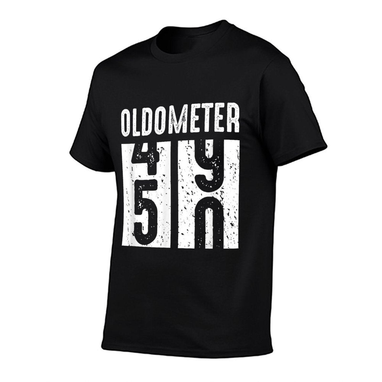 Oldometer Distressed Odometer 50th Birthday Party  Relaxed-fit T-Shirt