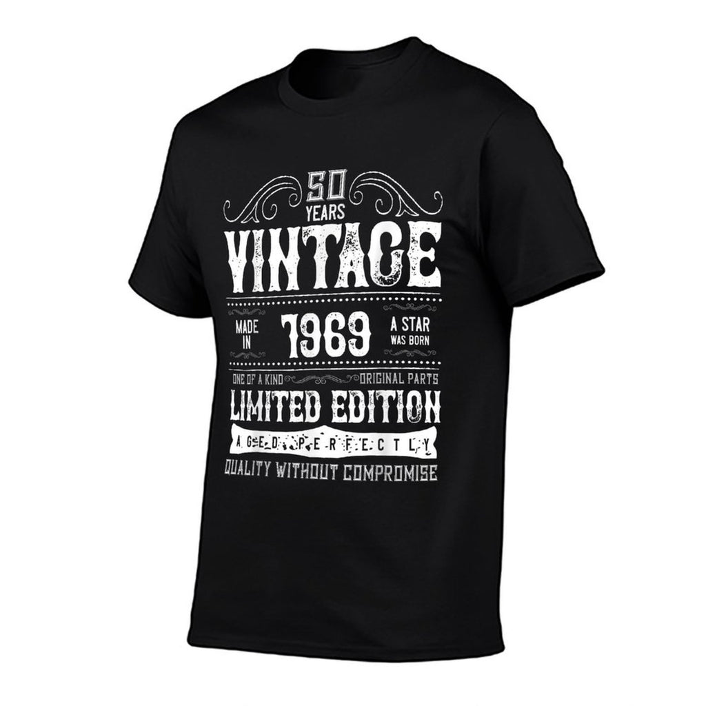 Vintage 50 Years Old Made In 1969 50th Birthday Gift  Tagless Design T-Shirt