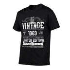 Vintage 50 Years Old Made In 1969 50th Birthday Gift  Tagless Design T-Shirt