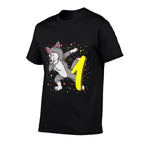 1 Year Old Wolf Birthday  Eco-friendly Material T-Shirt