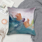 Abstract Birth Soft Home Decor Throw Pillow
