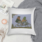 Frog And Toad Soft Luxury Feel Throw Pillow