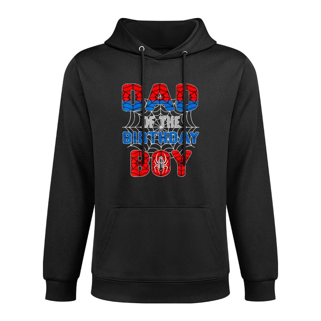 Spider Web Birthday Party Dad of The Birthday Boy Pilling-Resistant Hoodie