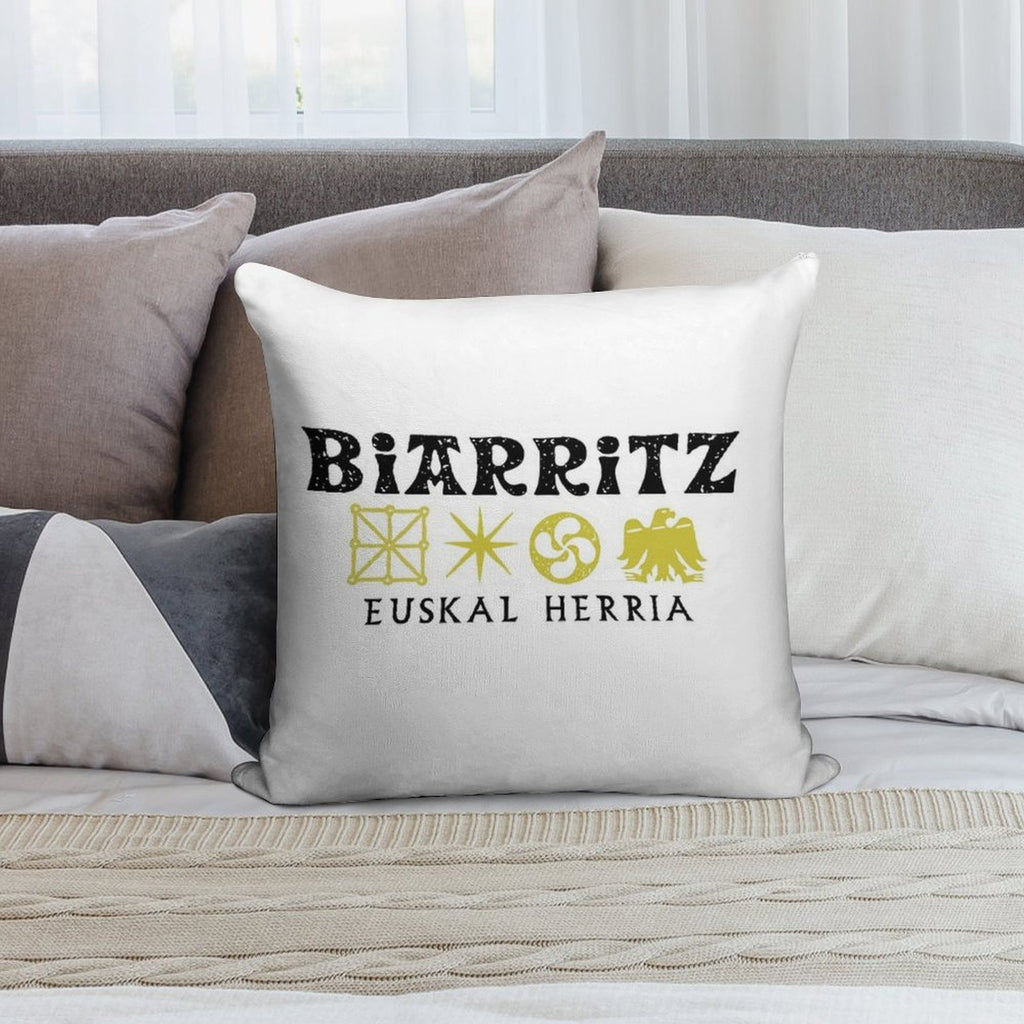 Biarritz Euskalduna Soft Home Decor Throw Pillow
