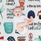 Bigger Sticker Pack I Smell Snow, In Omnia Paratus, A Film by Kirk All-season Throw Blanket