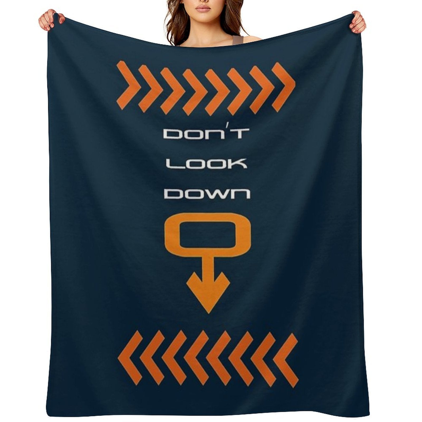 Oblivion Alton Towers Dont Look Down Premium Throw Blanket