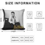 Handsome Nathan Carter Soft Luxury Feel Throw Pillow