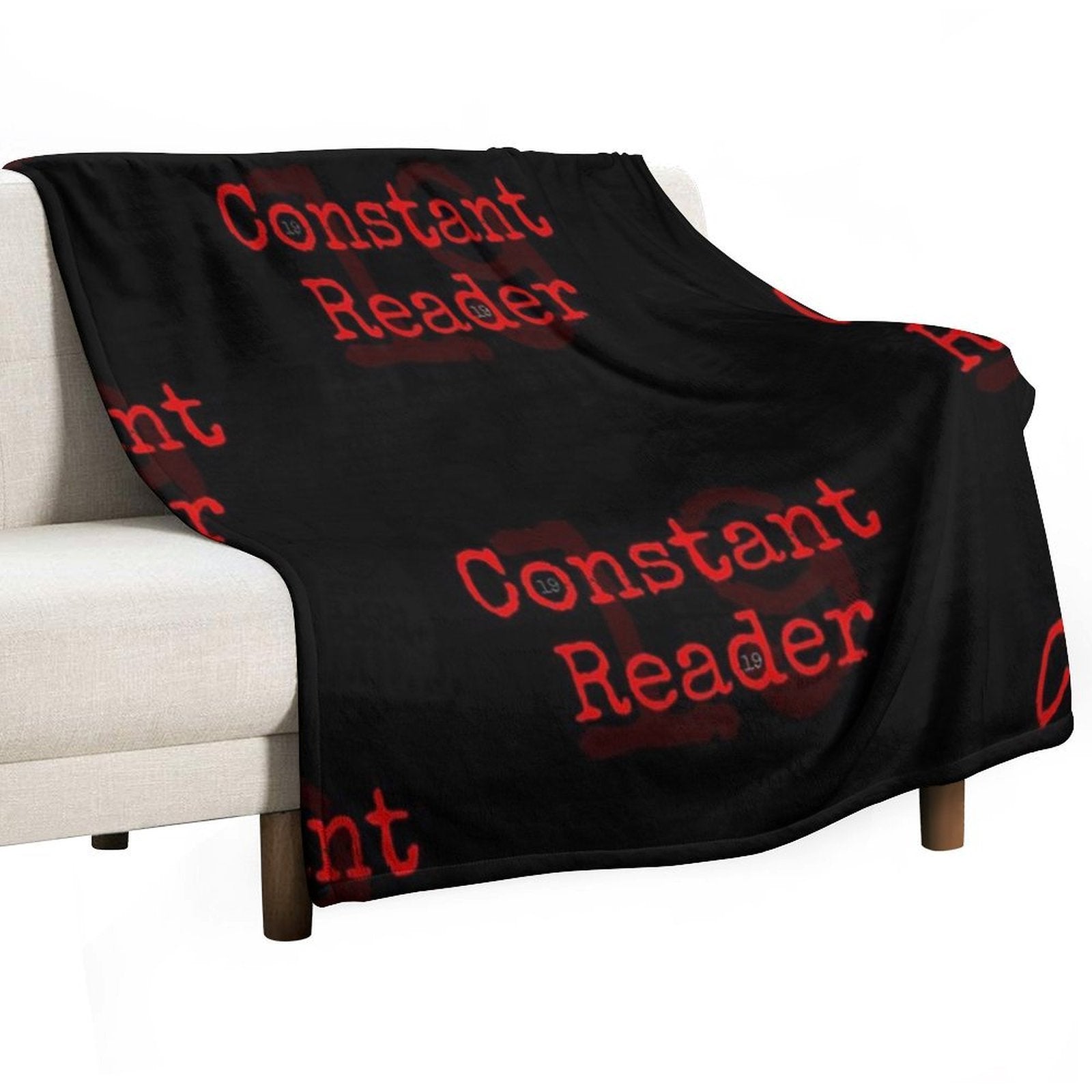 Constant Reader, Stephen King Fan Design Anti-pilling Throw Blanket