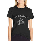 Tick Magnet Funny Hiking Camping Outdoor Bug Tick Magnet Premium  Quick-drying T-Shirt