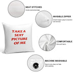 CMAT Take A Sexy Picture Of Me - Red Soft Multiple Sizes Throw Pillow
