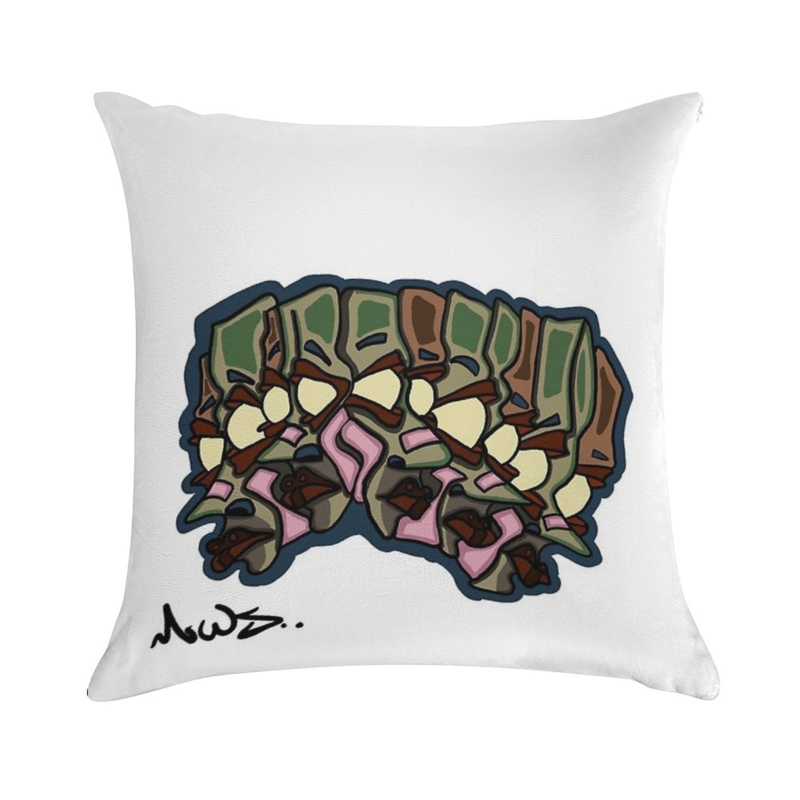 Front Pivots Face Soft Gift Ready Throw Pillow