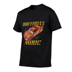 Disney Pixar Cars Lightning McQueen Birthday Fashion  Soft T-Shirt