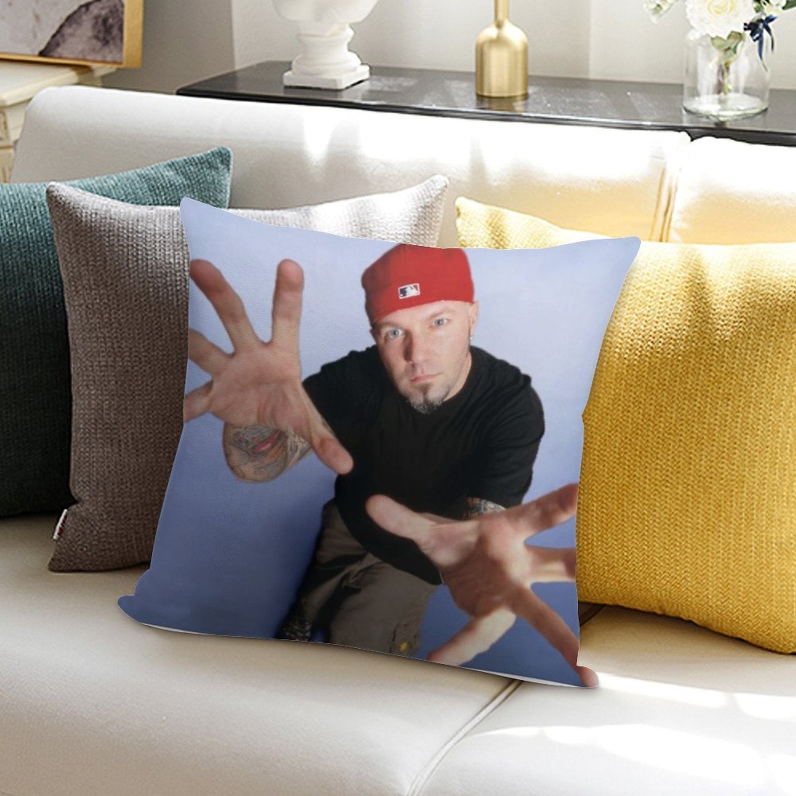 Fred Durst Soft Multiple Sizes Throw Pillow