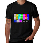 Glitchy Technical Difficulties Please Stand By TV  Graphic-printed T-Shirt