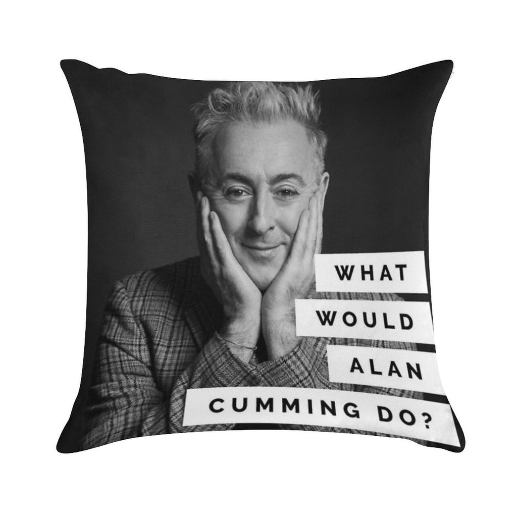 WWACD What Would Alan Cumming Do Soft Multiple Sizes Throw Pillow