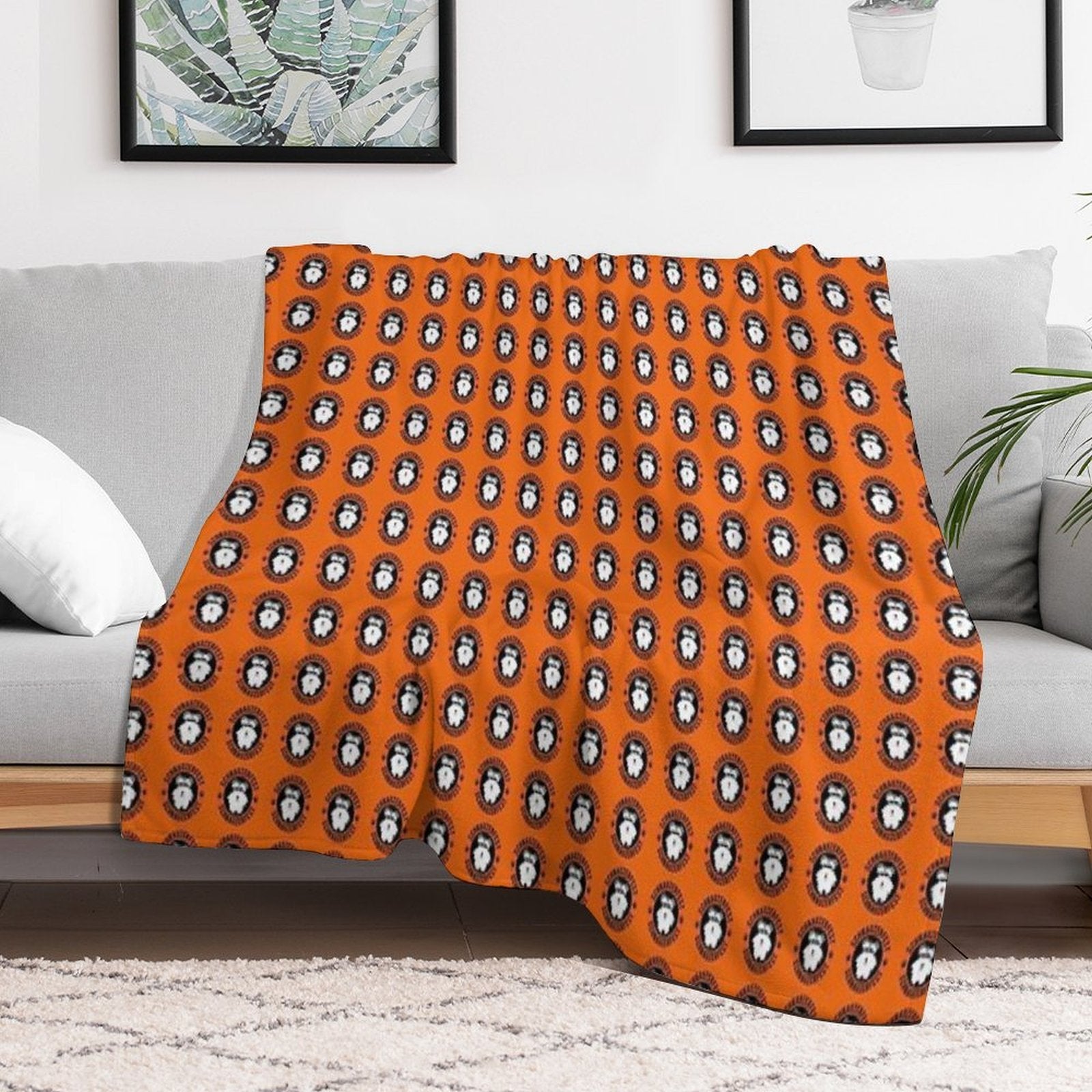Schnauzerfest Logo Merchandise Multi-functional Throw Blanket