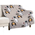 Wall-E And Eve Anti-pilling Throw Blanket