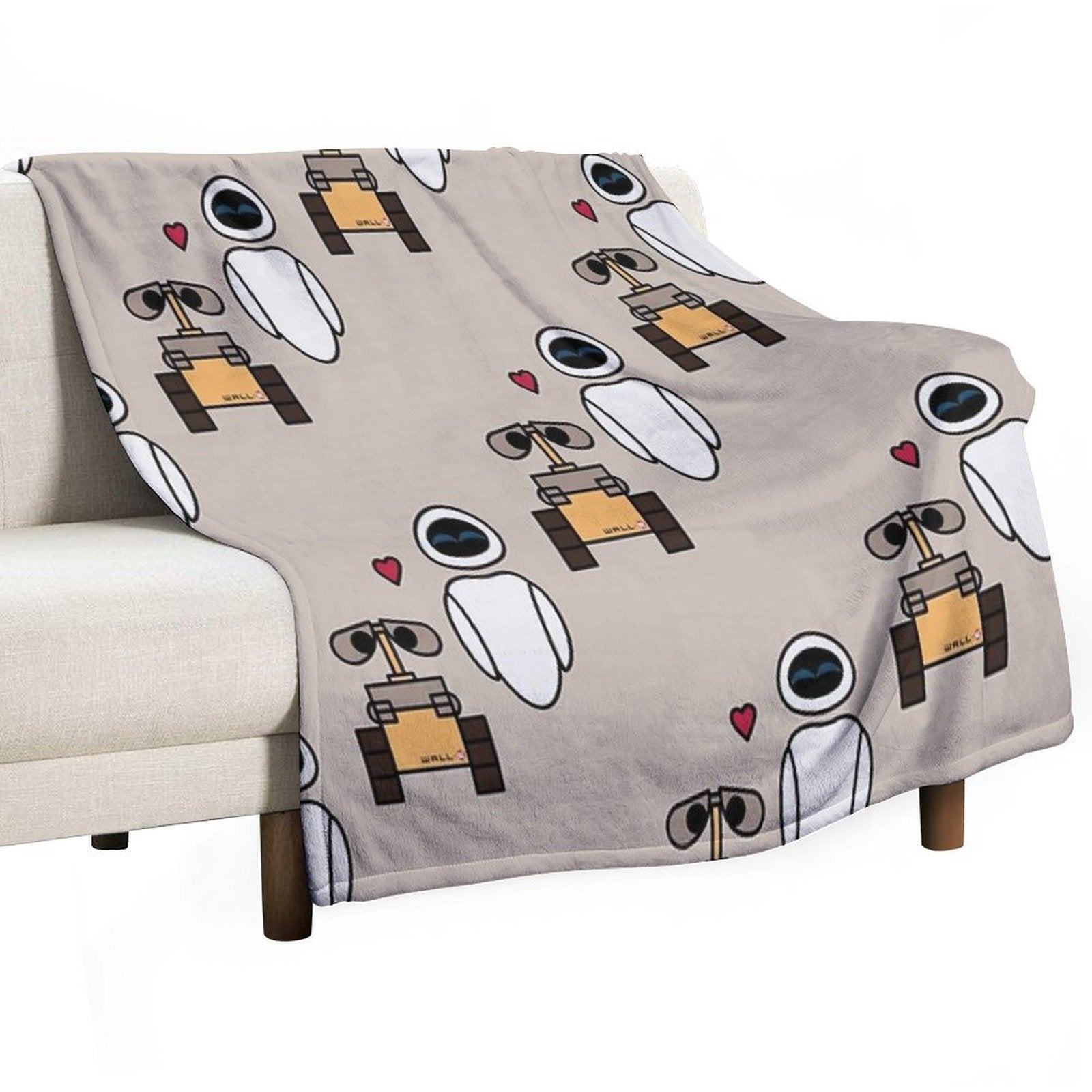 Wall-E And Eve Anti-pilling Throw Blanket